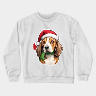 Christmas Beagle Crewneck Sweatshirt